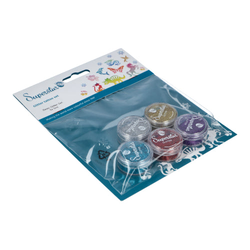 Superstar | Basic Glitter Set for Glitter Tattoo 5 x 5ml