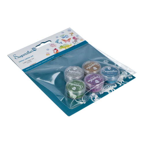Superstar | Laser Glitter Set for Glitter Tattoo 5 x 5ml