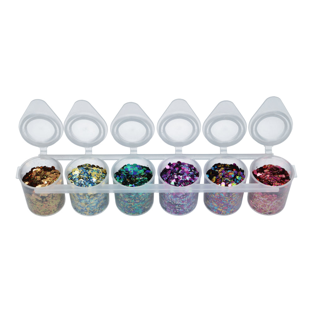 Superstar | Crazy Chunky Glitter Mix 6-pack 130 ml