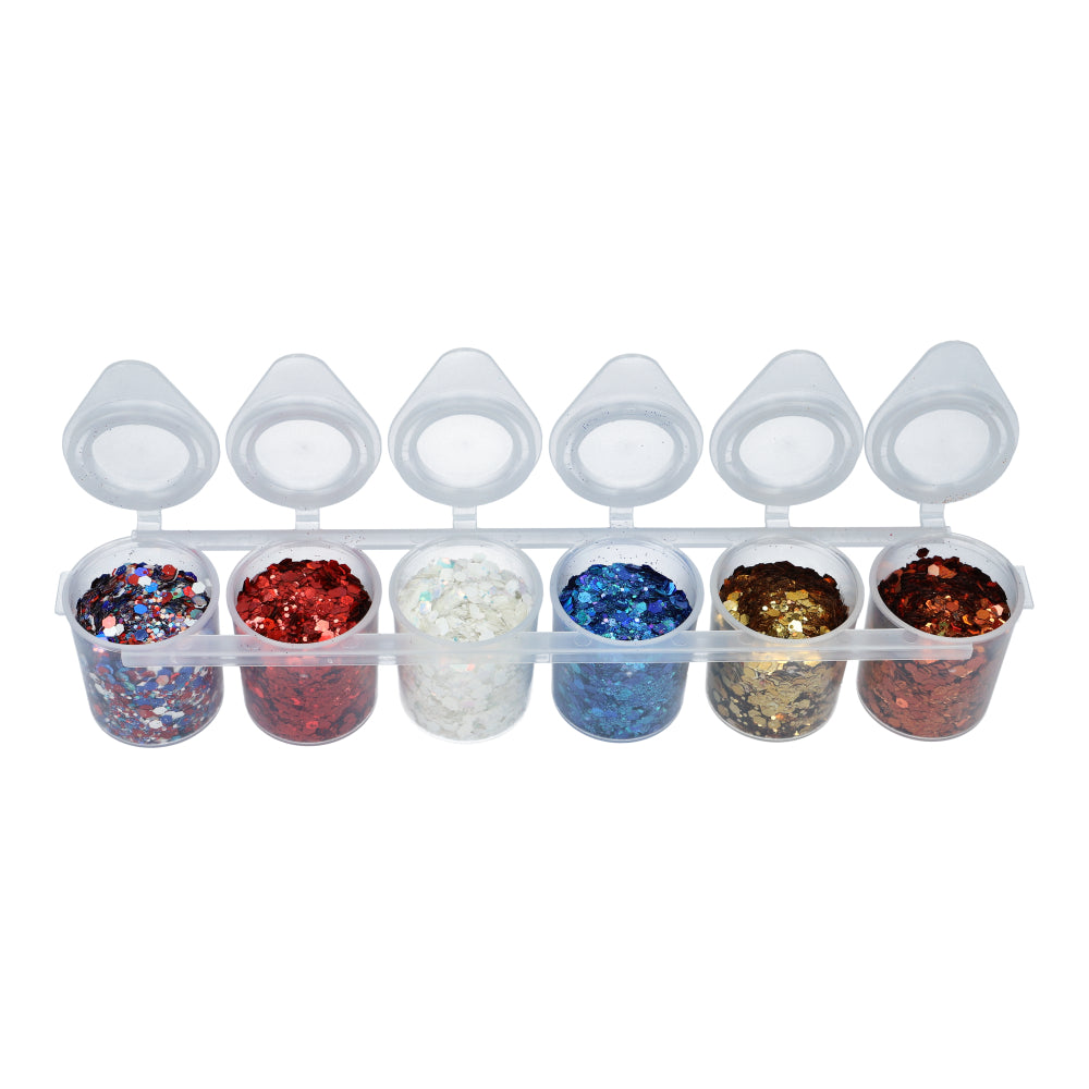 Superstar | Celebration Chunky Glitter Mix 6-pack 130 ml