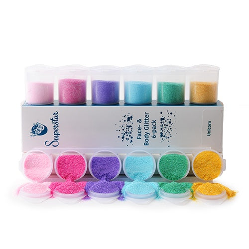 Superstar | Unicorn Fine Glitter Mix 6-pack 90 ml