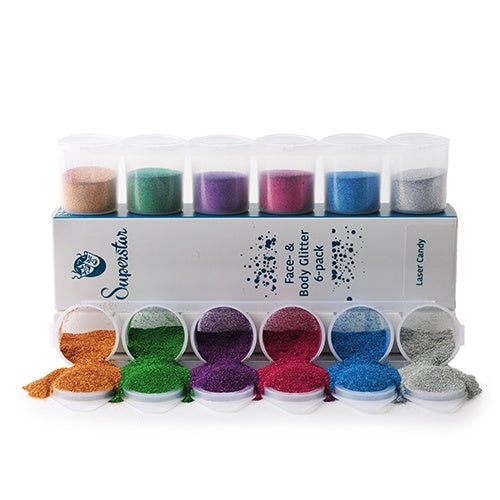 Superstar | Laser Candy Fine Glitter Mix 6-pack 90 ml