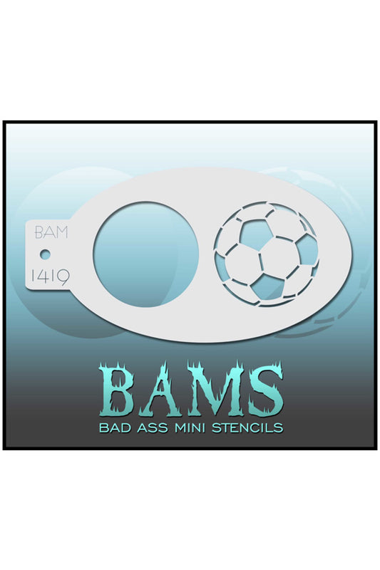 Bad Ass BAM Stencil 1419 | Football