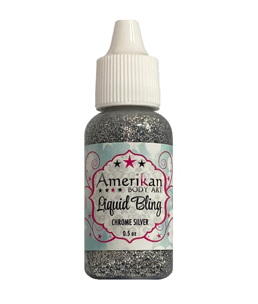 Amerikan Body Art | Chrome Silver Liquid Bling 1/2oz
