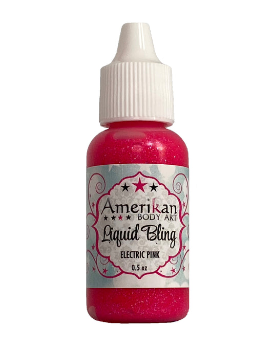 Amerikan Body Art | Electric Pink Liquid Bling 1/2oz