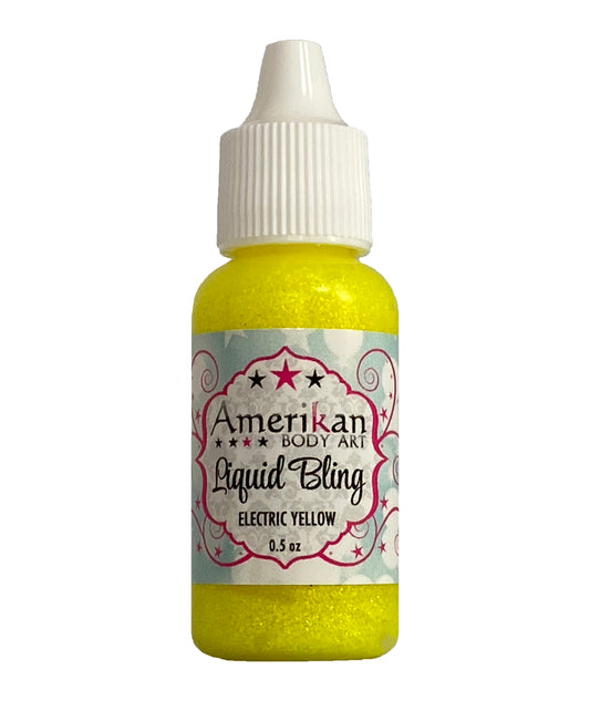 Amerikan Body Art | Electric Yellow Liquid Bling 1/2oz