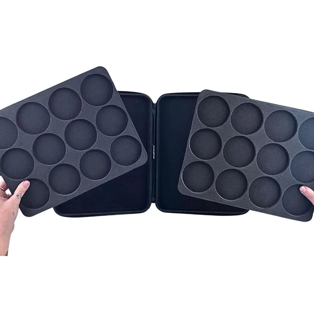 Jest Paint | Ultimate Professional Face Painting Case with Two Removable Foam Inserts