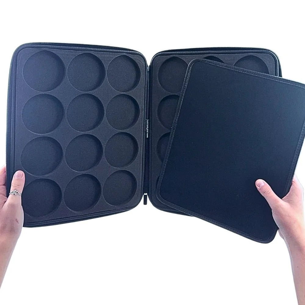 Jest Paint | Ultimate Professional Face Painting Case with Two Removable Foam Inserts