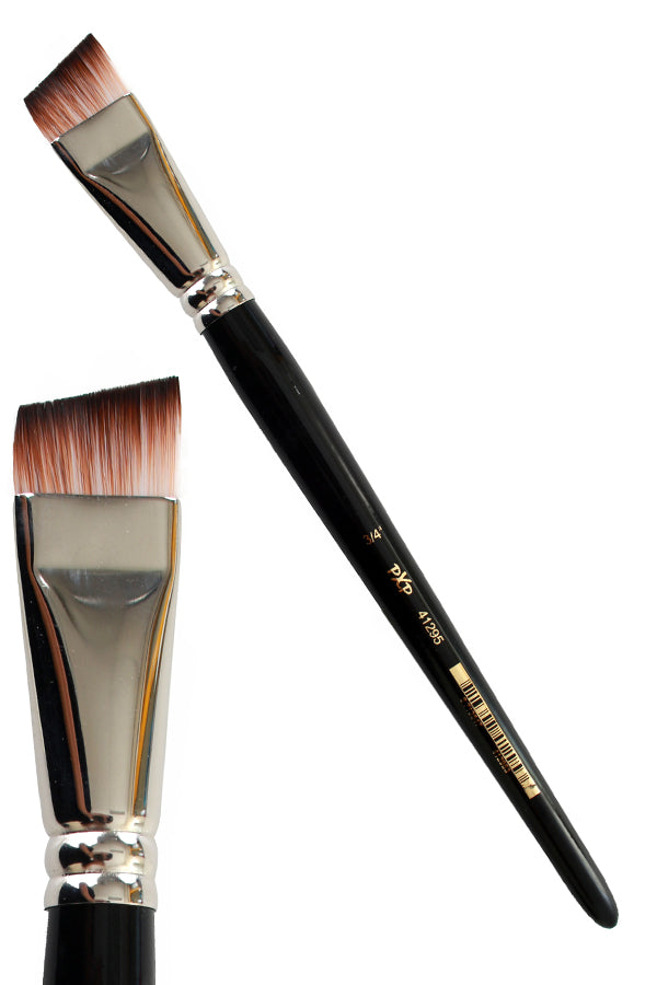PXP Brush Set Short-Haired Angled | Size 1/2" , 5/8" , 3/4"