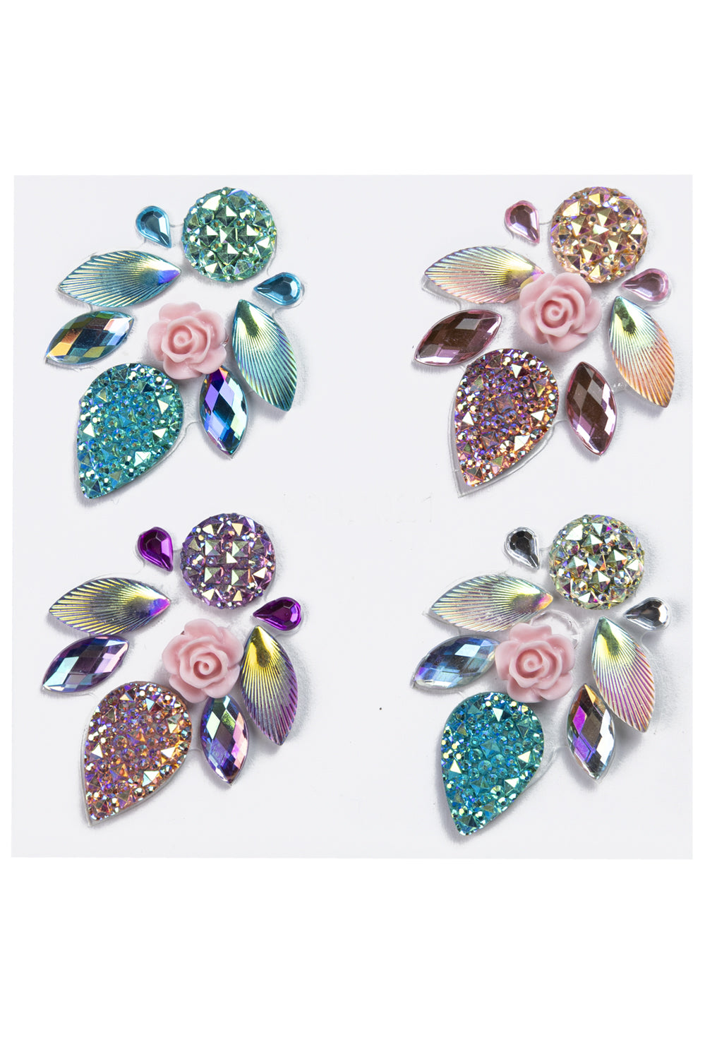 PXP Face Jewels | Rose Beezz x4