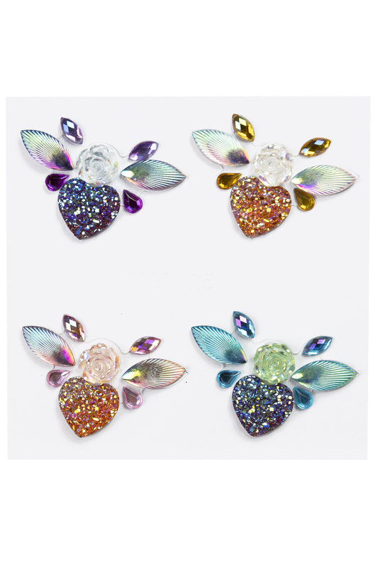 PXP Face Jewels | Sweet Hearts x4