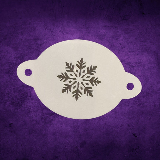 Snowflake Stencil for Face Painting