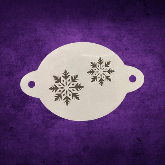 LOVE Face Paint | Snowflakes | Small Stencil