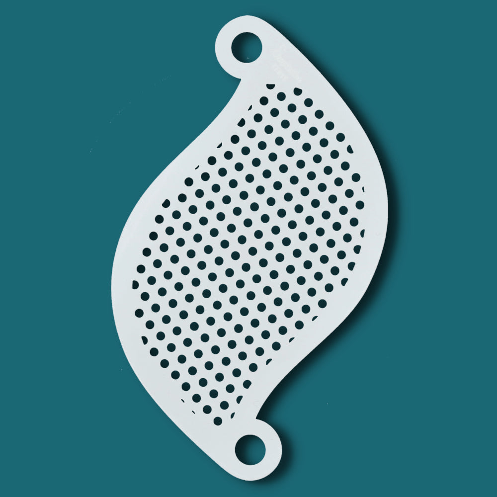 Superstar Face Paint Stencil STIPPLES