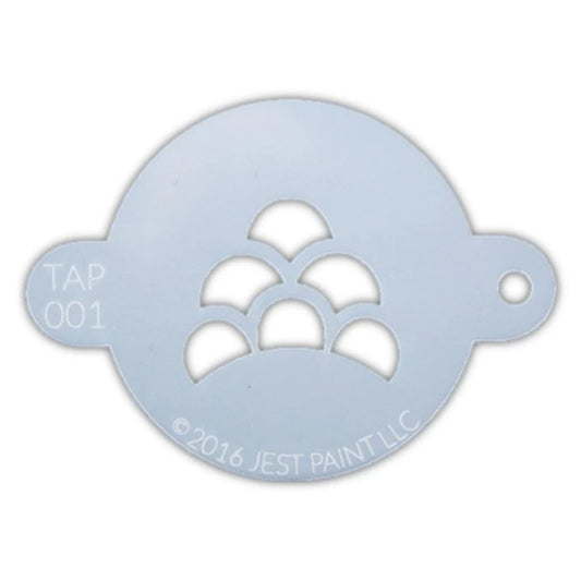 TAP 001 Face Painting Stencil | Monster Scales
