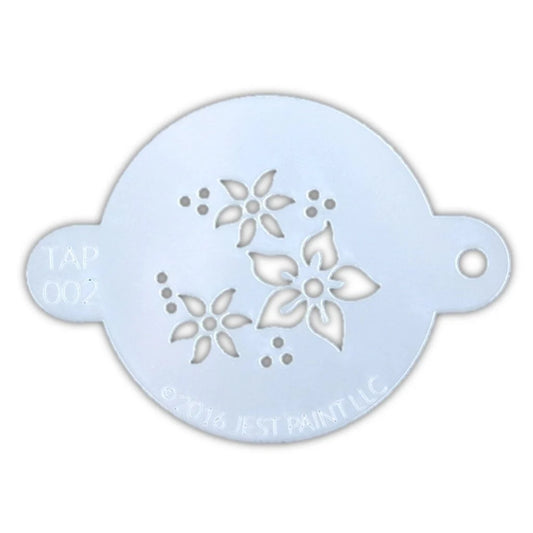 TAP 002 Face Painting Stencil | Flowers