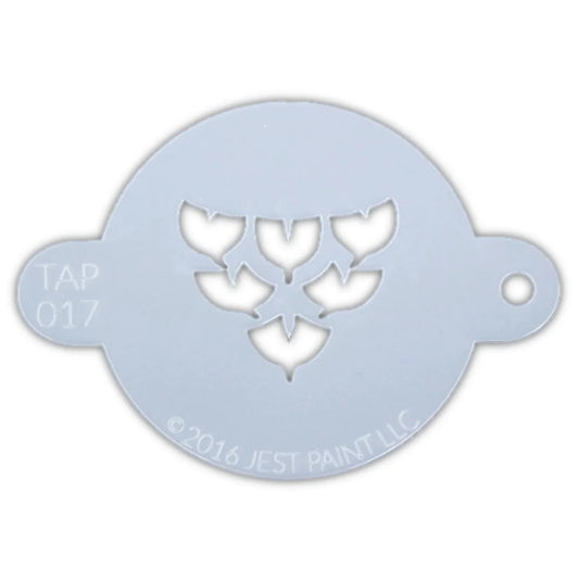 TAP 017 Face Painting Stencil | Dragon Scales | NEW