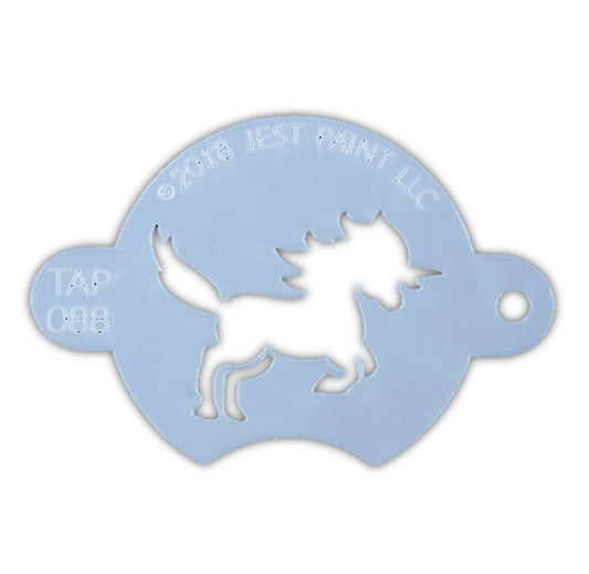 TAP 088 Face Painting Stencil | Unicorn Prancing