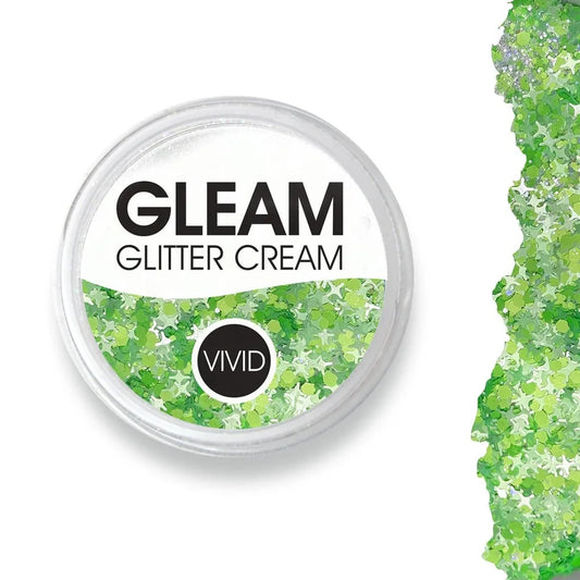 VIVID Glitter | GLEAM Glitter Cream | Honeydew 10g