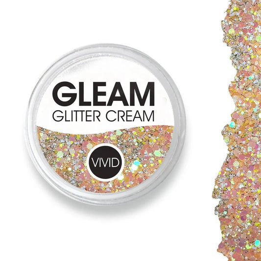 VIVID Glitter | GLEAM Glitter Cream | Peach Fuzz 10g