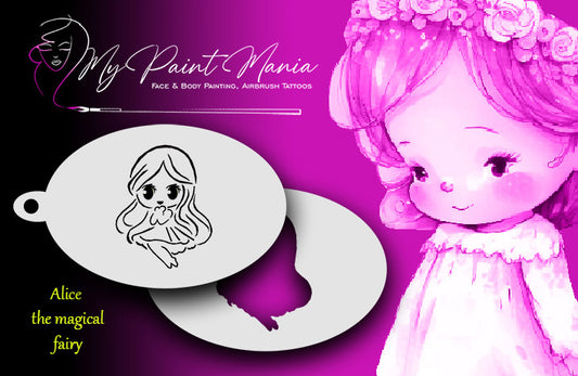 My Paint Mania | Alice the Magical Fairy Stencil
