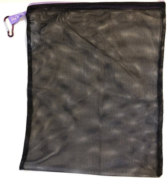 Art Factory | Black Mesh Sponge Bag with Carabiner