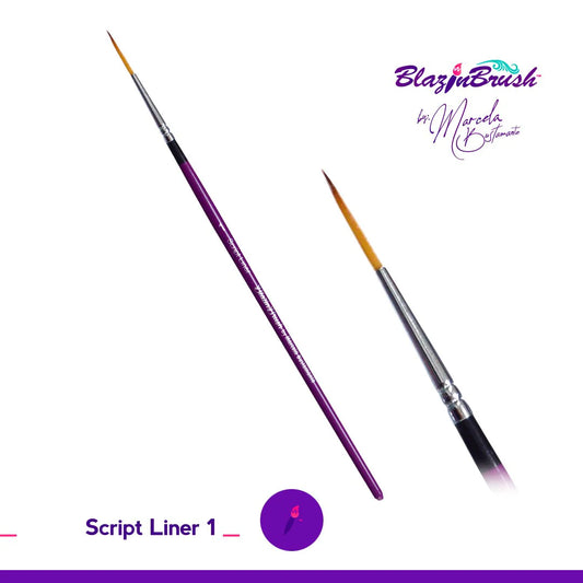 Blazin Face Painting Brush by Marcela Bustamante | DETAILS COLLECTION - Liner #1