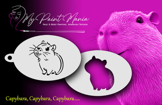 My Paint Mania | Capybara, Capybara, Capybara Stencil