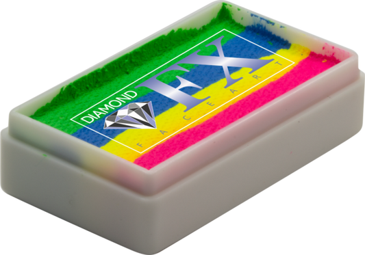 Diamond FX Face Paint | Splitcake Neon Rainbow | 28g