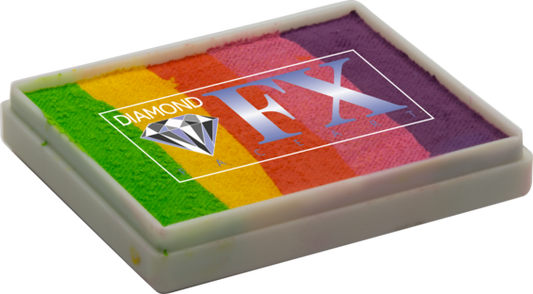 Diamond FX Face Paint | Splitcake Raving Rainbow | 50g