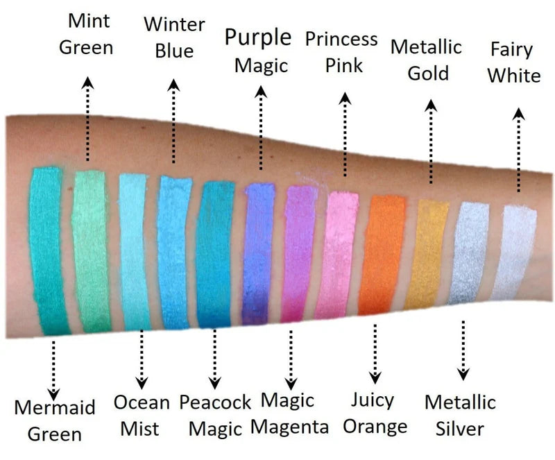 Fusion Body Art Face Paints | Pearl Ocean Mist | 25g
