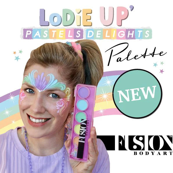 Fusion Body Art | Face Painting Palette | Elodie's Pastel Delights