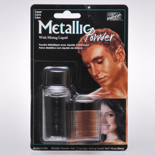 Mehron Metallic Powder | Copper with Mixing Liquid