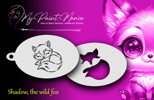 My Paint Mania | Shadow the Wild Fox Stencil