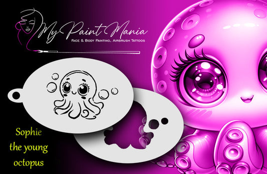 My Paint Mania | Sophie the Octopus Stencil