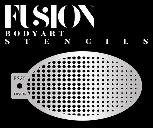 Fusion Body Art | Sprinkle Small Dots Face Paint Stencil - FS25