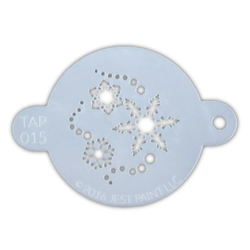 TAP 015 Face Painting Stencil | Snowflakes