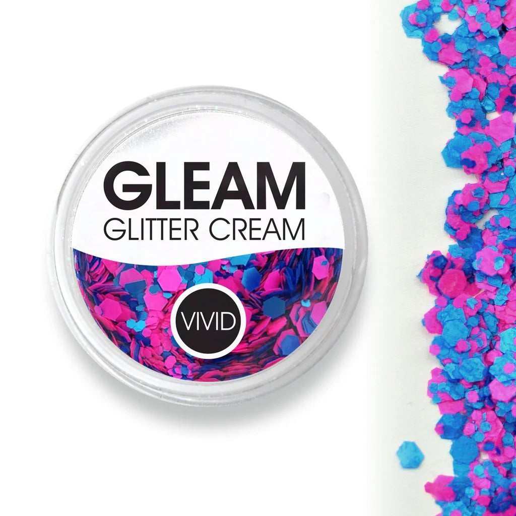 VIVID Glitter | GLEAM Glitter Cream | Gum Nebula UV 7.5g Jar